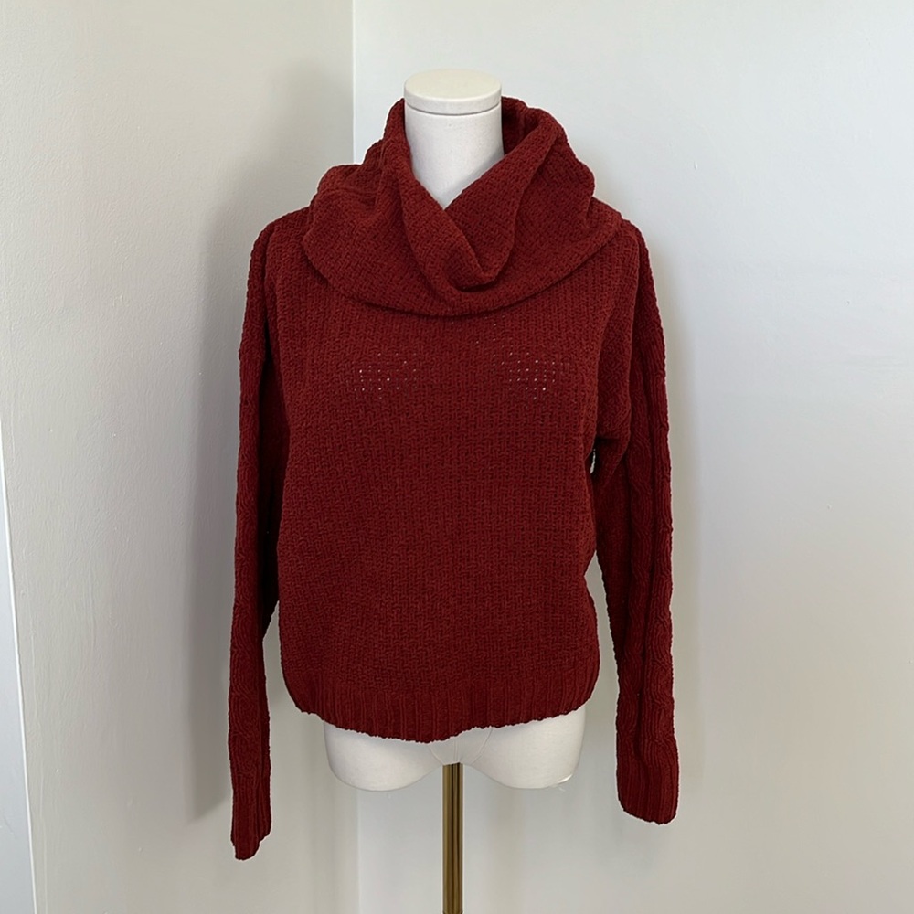 Burgundy Knit Sweater